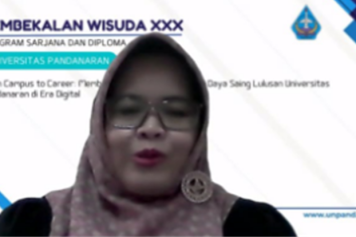 PEMBEKALAN WISUDA UNPAND XXX BERTEMA FROM CAMPUS TO CAREER