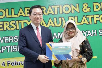 Signing of International Collaboration and Discussion on the Asian Alliance University Platform with Dongseo University, South Korea