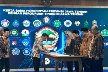 UNIVERSITAS PANDANARAN DAN PEMPROV JAWA TENGAH TANDA TANGANI MoU UNTUK PENGUATAN KERJA SAMA