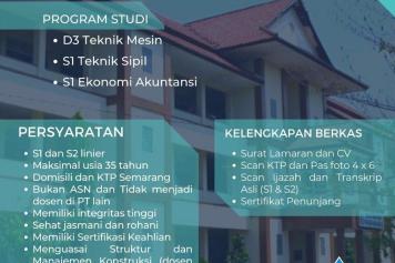 Lowongan Dosen Universitas Pandanaran